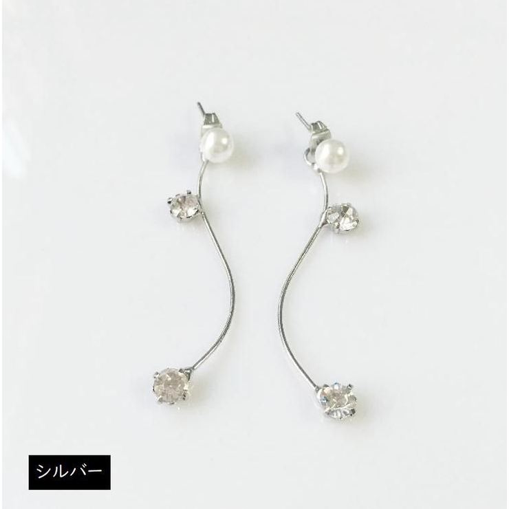 ピアス ウェーブバー バックキャッチ | PlusNao | 詳細画像5 