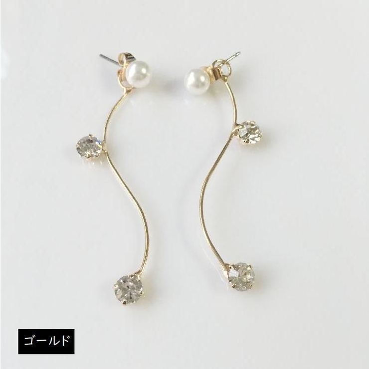 ピアス ウェーブバー バックキャッチ | PlusNao | 詳細画像6 