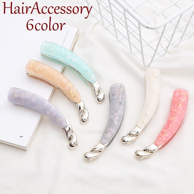 ヘアクリップ バナナクリップ ヘアアクセサリー | PlusNao | 詳細画像1 