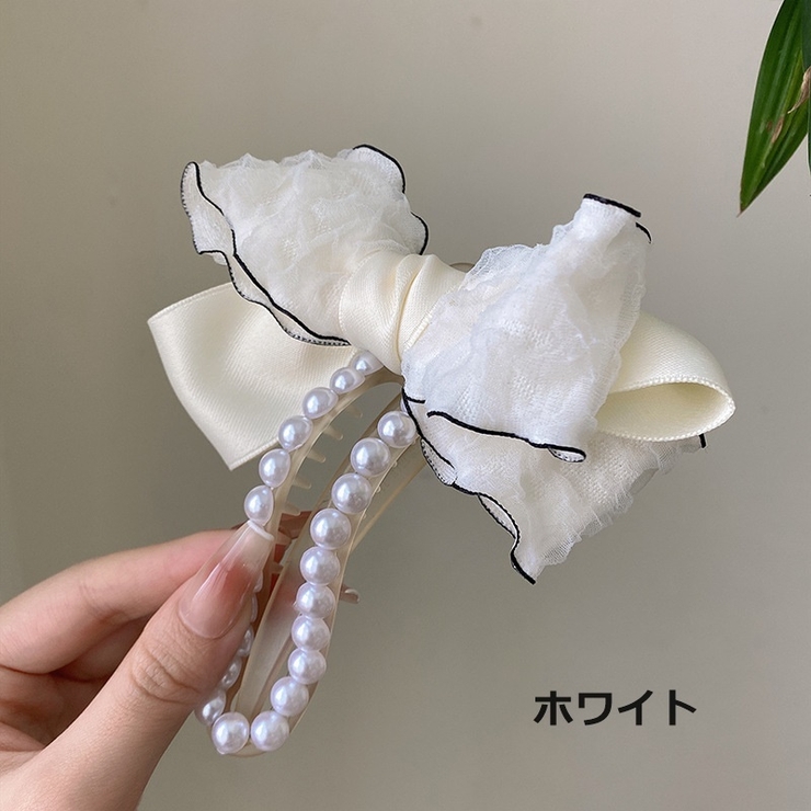 ヘアクリップ リボン付き レディース | PlusNao | 詳細画像13 
