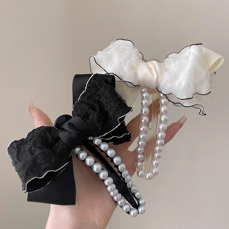 ヘアクリップ リボン付き レディース | PlusNao | 詳細画像9 