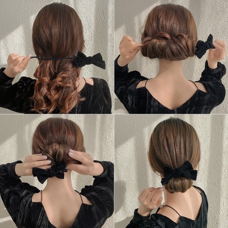 お団子メーカー シニヨンメーカー リボン | PlusNao | 詳細画像3 