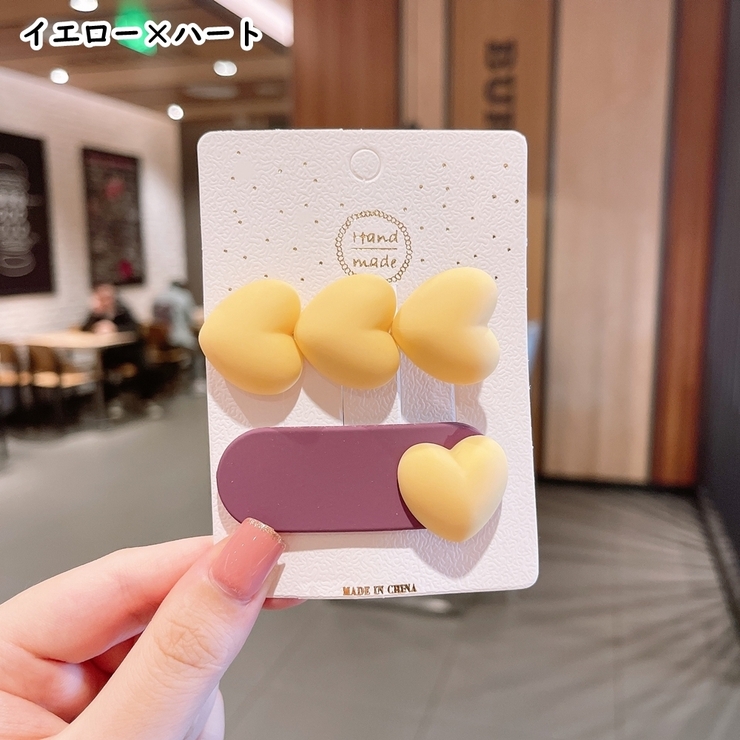 ヘアクリップ 髪留め 2種セット | PlusNao | 詳細画像15 