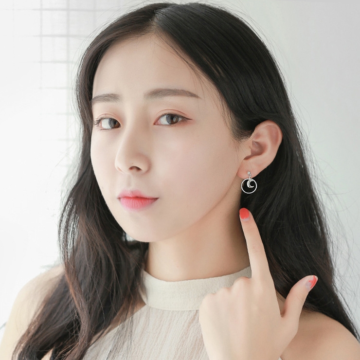 スタッドピアス 両耳用 レディース | PlusNao | 詳細画像5 