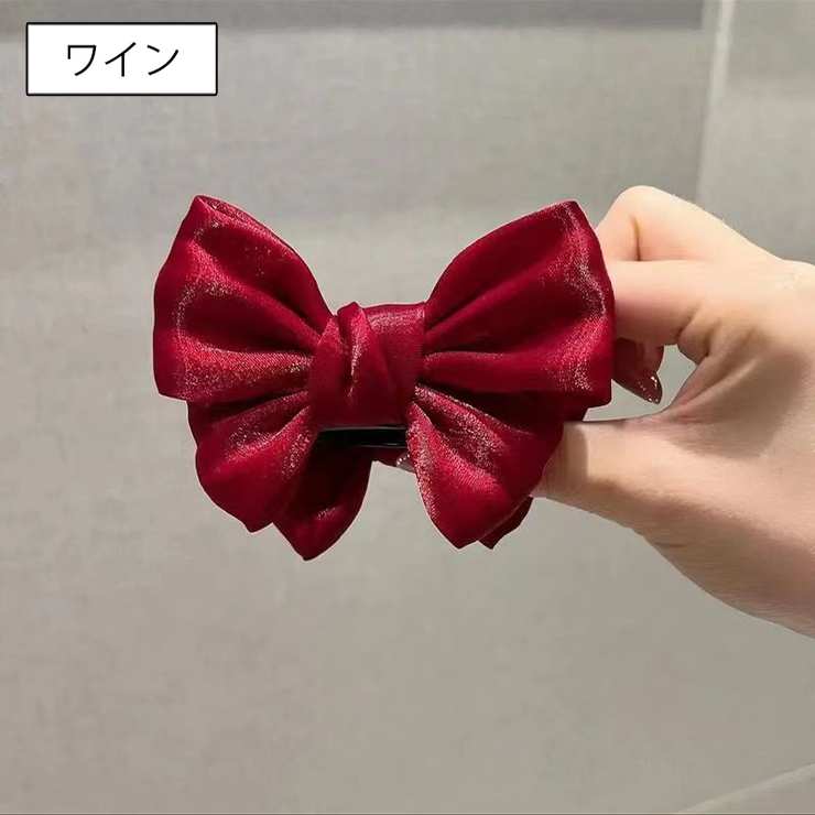 バンスクリップ ヘアクリップ リボン | PlusNao | 詳細画像16 
