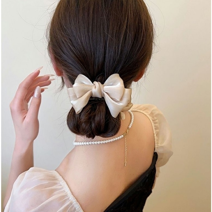 バンスクリップ ヘアクリップ リボン | PlusNao | 詳細画像4 