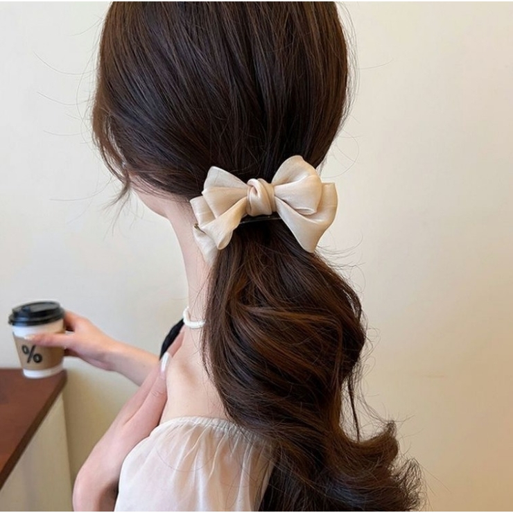 バンスクリップ ヘアクリップ リボン | PlusNao | 詳細画像6 