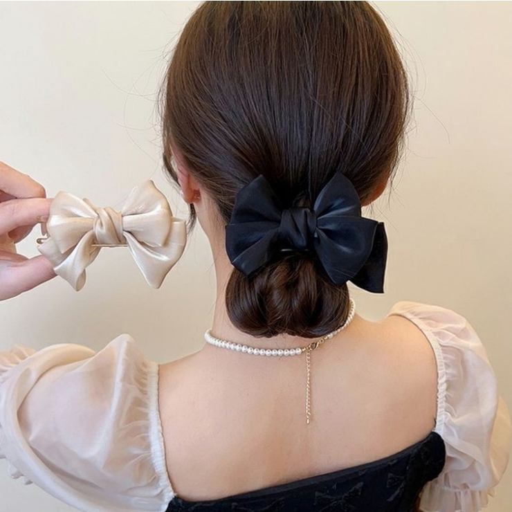 バンスクリップ ヘアクリップ リボン | PlusNao | 詳細画像8 