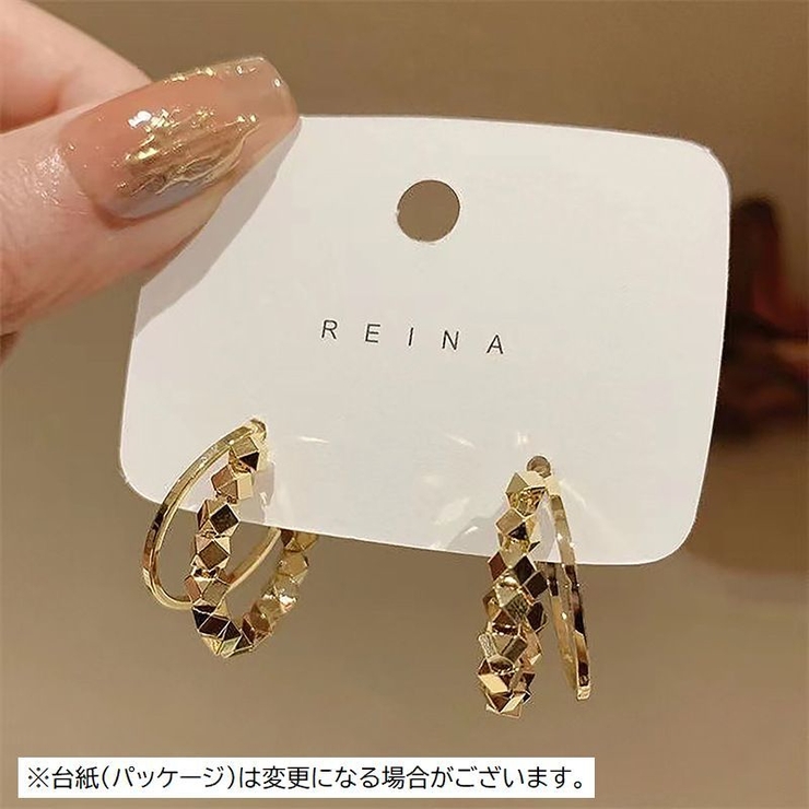 ハーフフープピアス C型 レディース | PlusNao | 詳細画像6 