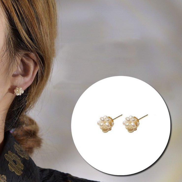 スタッドピアス アクセサリー レディース | PlusNao | 詳細画像1 