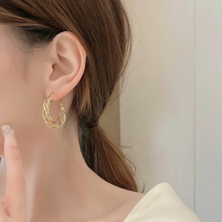 フープピアス レディース アクセサリー | PlusNao | 詳細画像2 