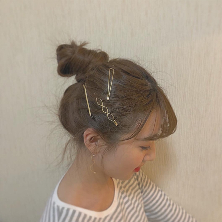 ヘアピン パッチン留め ヘアクリップ | PlusNao | 詳細画像2 