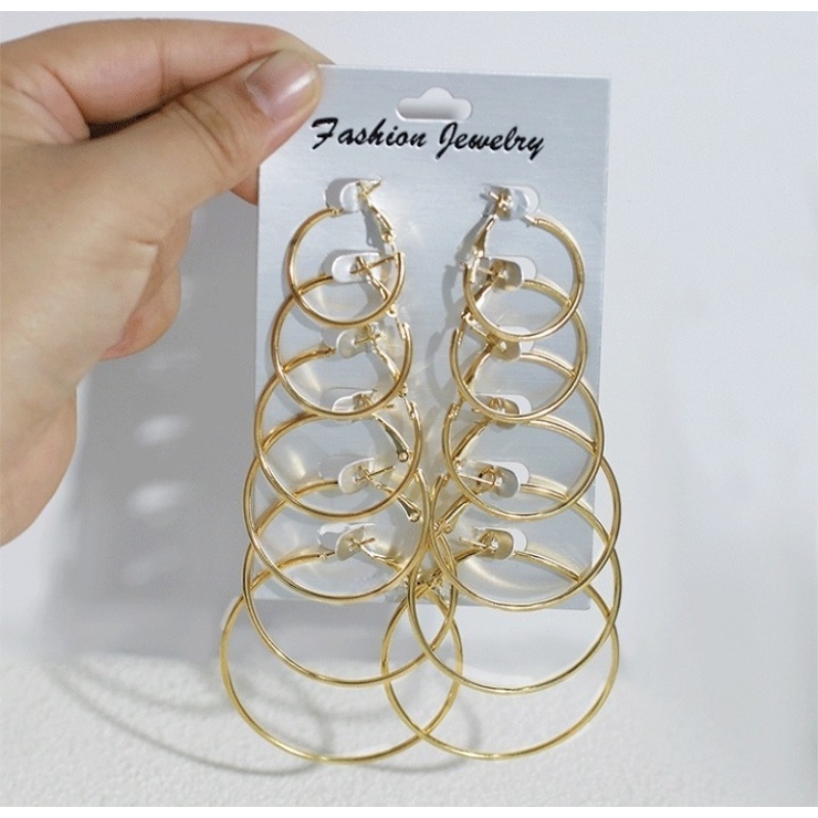 フープピアス 6ペアセット レディース | PlusNao | 詳細画像5 