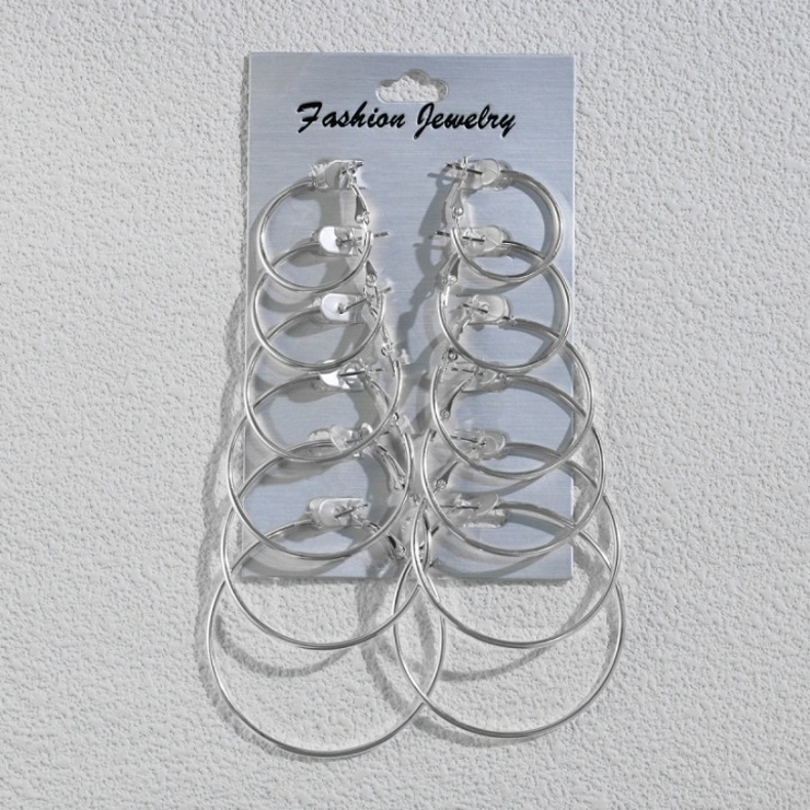 フープピアス 6ペアセット レディース | PlusNao | 詳細画像6 