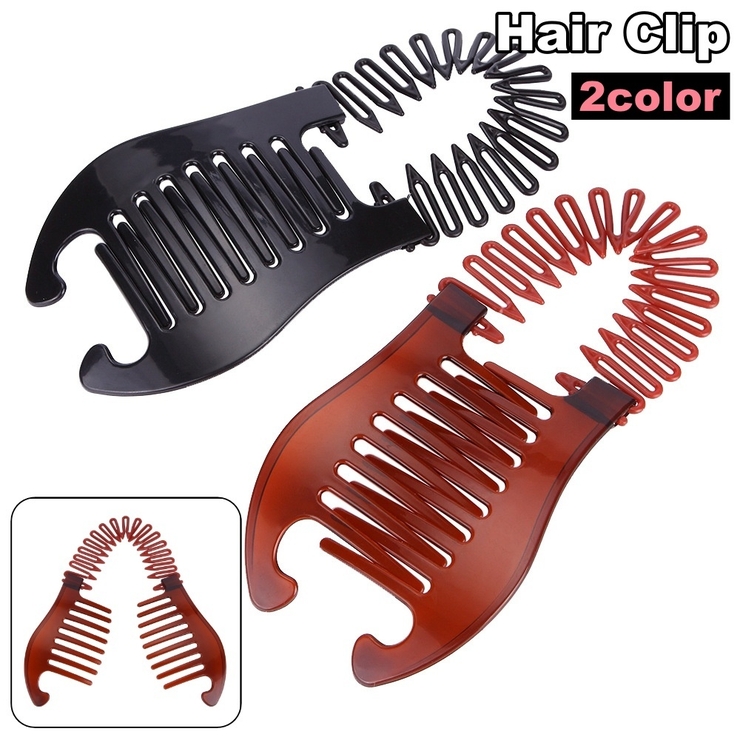 ヘアクリップ テールクリップ 挟むだけ[品番：FQ000250217