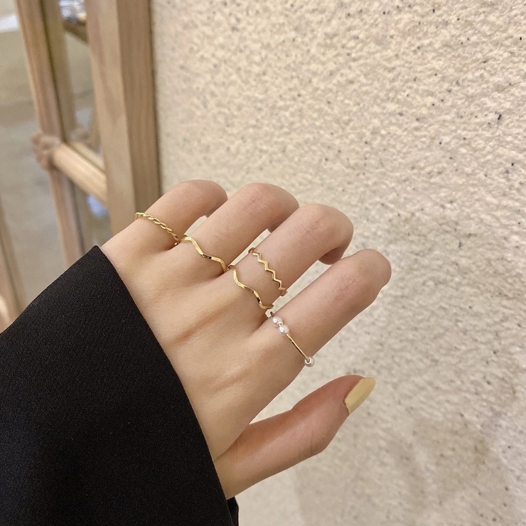 指輪 リング 5個セット | PlusNao | 詳細画像4 