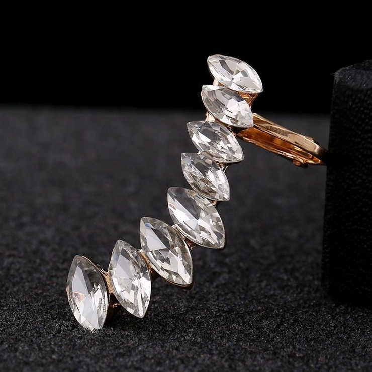 スタッドピアス イヤーカフ付き レディース | PlusNao | 詳細画像3 