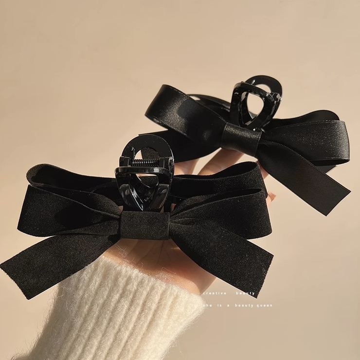 バンスクリップ リボン付き ヘアクリップ | PlusNao | 詳細画像3 