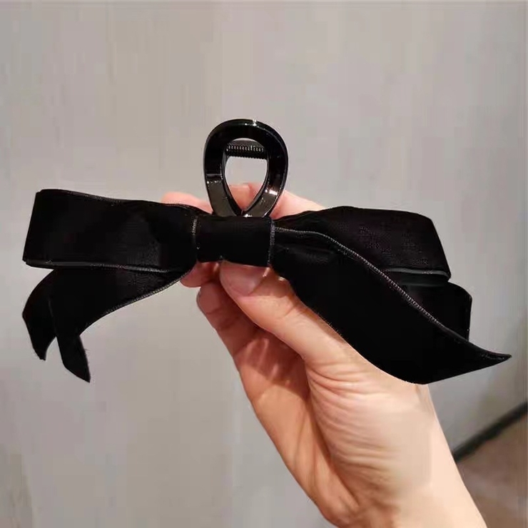 バンスクリップ リボン付き ヘアクリップ | PlusNao | 詳細画像6 