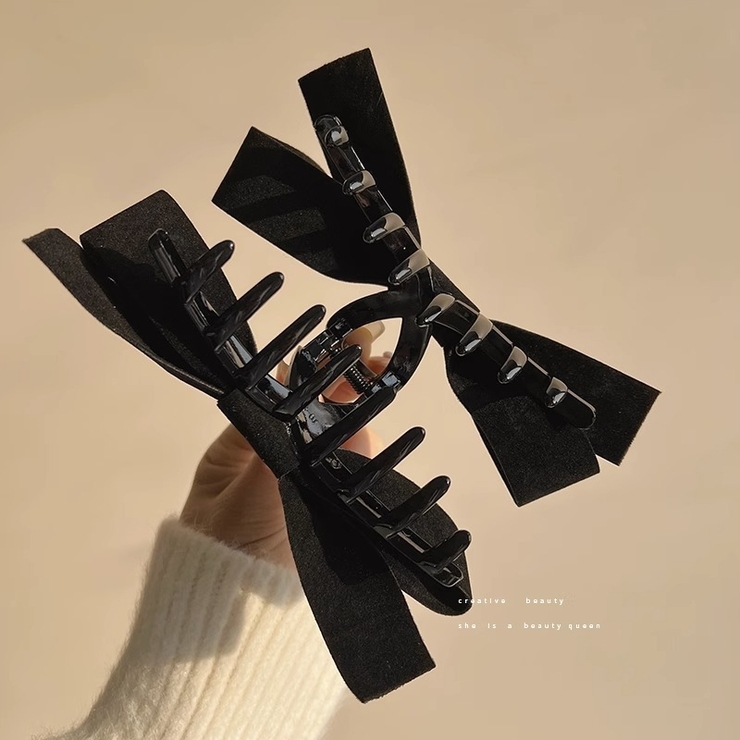 バンスクリップ リボン付き ヘアクリップ | PlusNao | 詳細画像8 