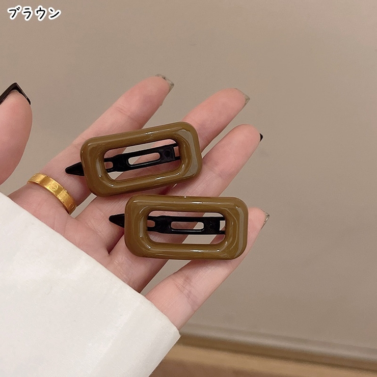 ヘアクリップ 髪留め 同色4個セット | PlusNao | 詳細画像13 
