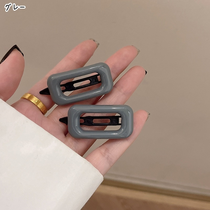 ヘアクリップ 髪留め 同色4個セット | PlusNao | 詳細画像15 
