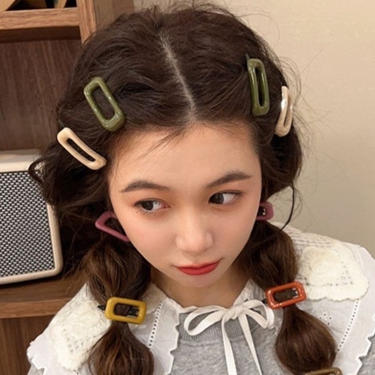 ヘアクリップ 髪留め 同色4個セット | PlusNao | 詳細画像2 