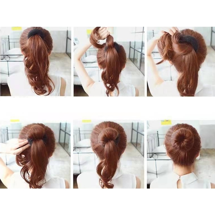 お団子ヘアスポンジ スポンジリング お団子グッズ | PlusNao | 詳細画像4 