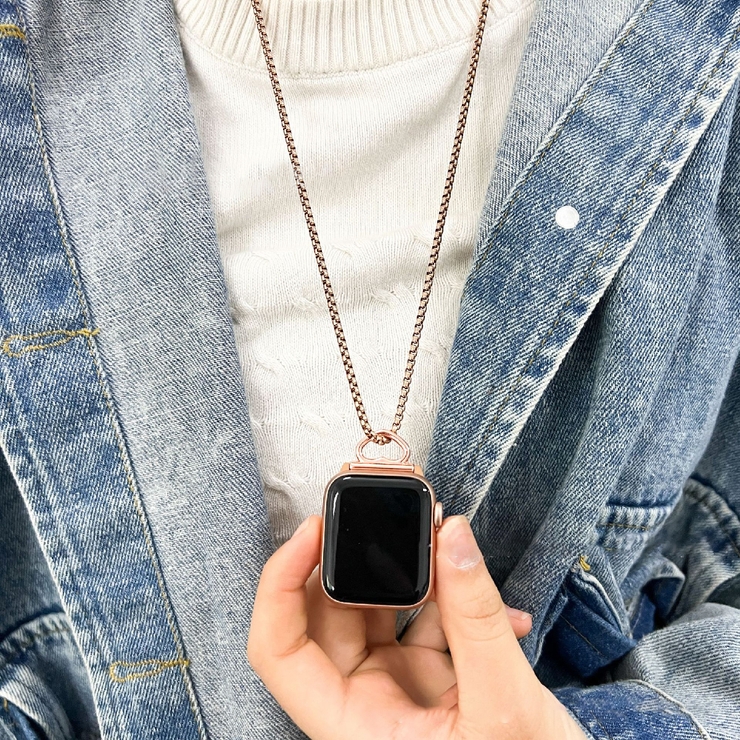 スマートウォッチ用ネックレス アップルウォッチネックレス[品番