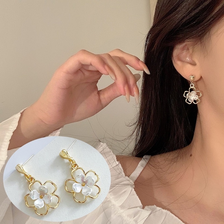 スタッドピアス レディース アクセサリー | PlusNao | 詳細画像1 