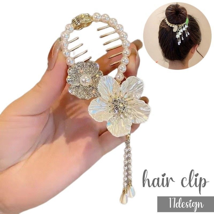 ヘアクリップ ヘアアクセサリー レディース | PlusNao | 詳細画像1 