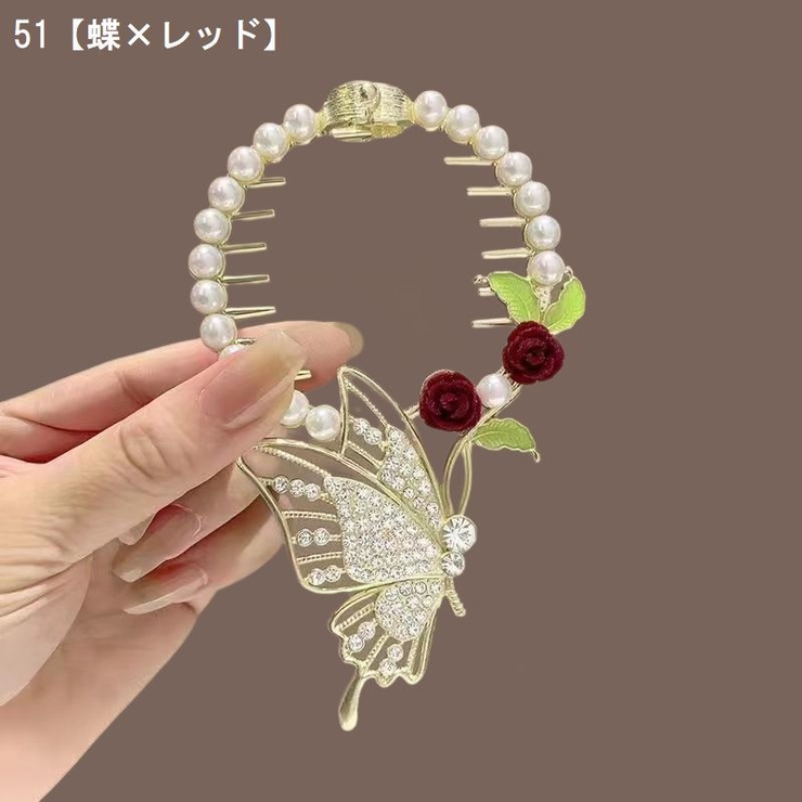 ヘアクリップ ヘアアクセサリー レディース | PlusNao | 詳細画像17 