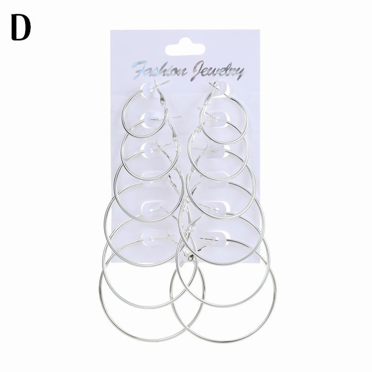 フープピアス リングピアス 6ペア | PlusNao | 詳細画像10 