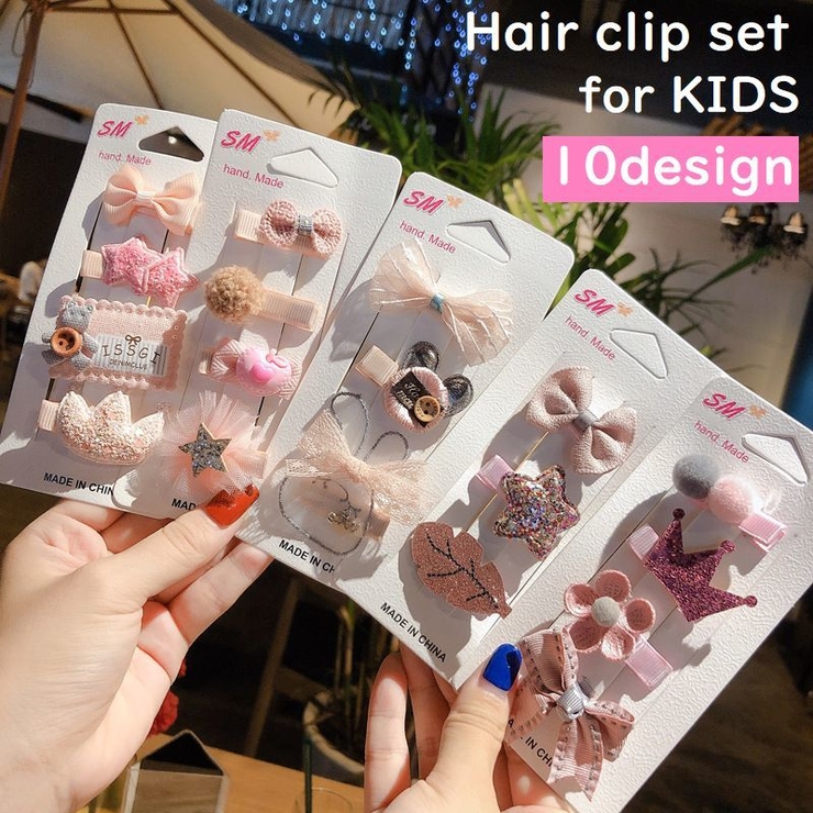 ヘアクリップ 3個セット 4個セット[品番：FQ000140971]｜PlusNao