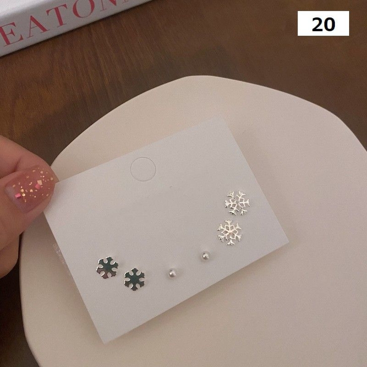 スタッドピアス 3ペアセット アクセサリー | PlusNao | 詳細画像17 