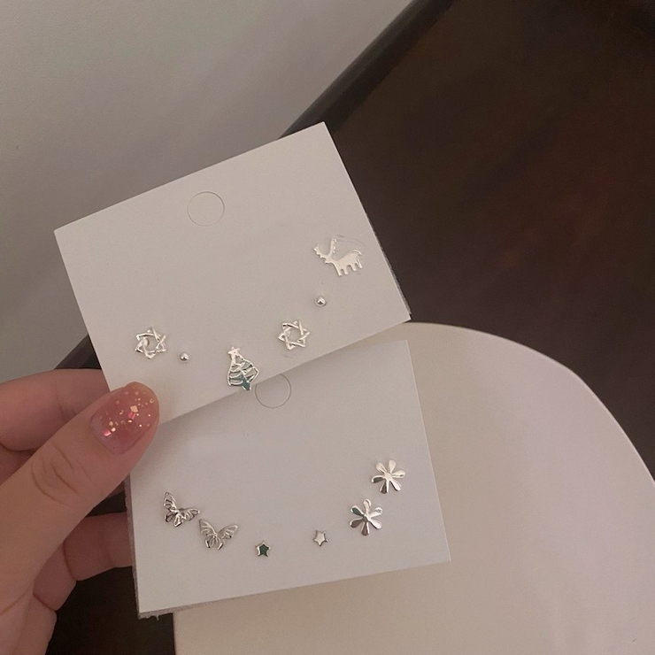 スタッドピアス 3ペアセット アクセサリー | PlusNao | 詳細画像2 