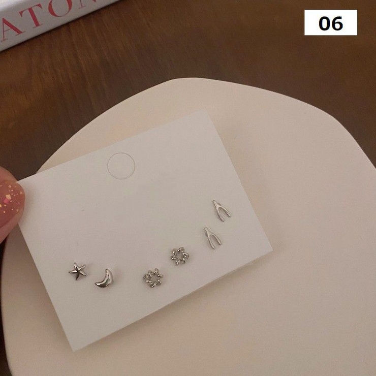 スタッドピアス 3ペアセット アクセサリー | PlusNao | 詳細画像7 