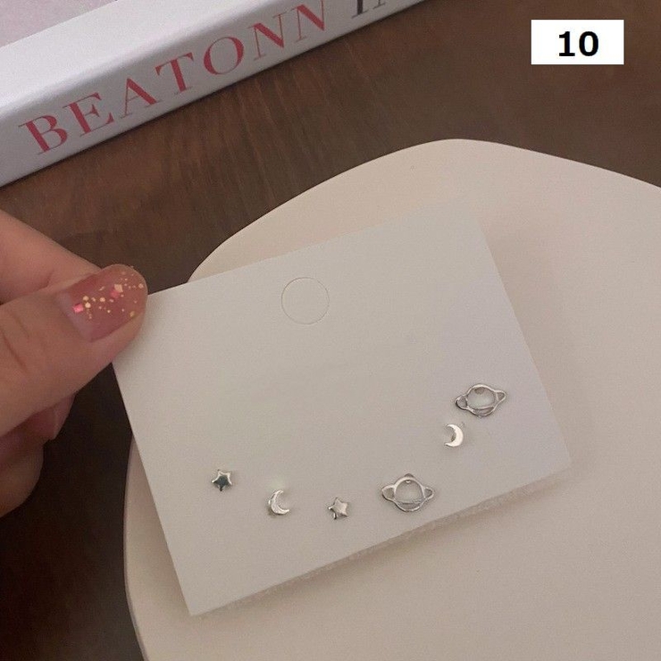 スタッドピアス 3ペアセット アクセサリー | PlusNao | 詳細画像8 