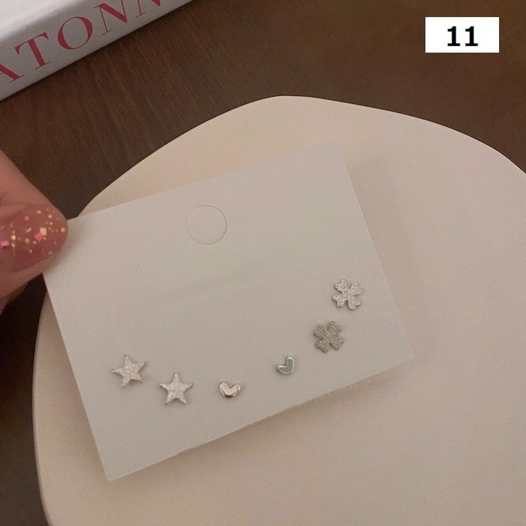 スタッドピアス 3ペアセット アクセサリー | PlusNao | 詳細画像9 