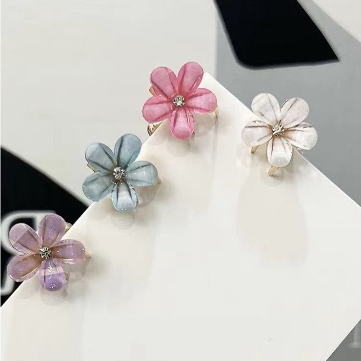 ヘアクリップ 4個セット フラワー | PlusNao | 詳細画像3 