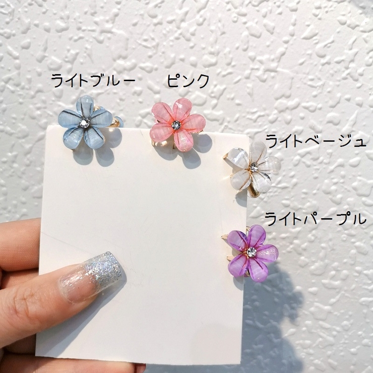 ヘアクリップ 4個セット フラワー | PlusNao | 詳細画像7 