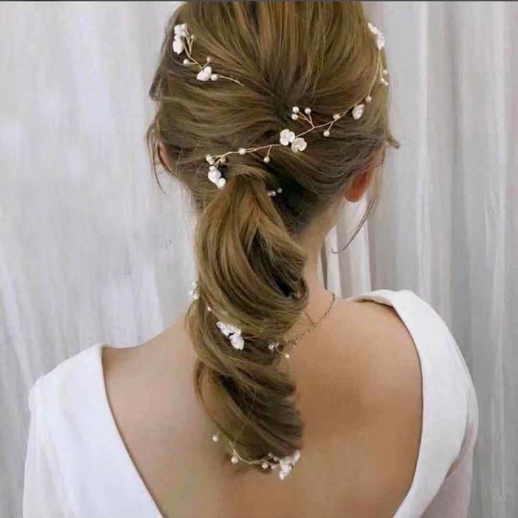 ヘッドドレス ヘアアクセサリー ワイヤー[品番：FQ000157806