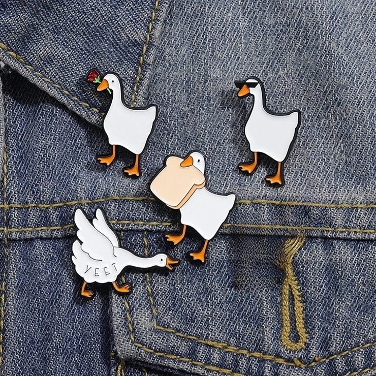 ピンバッジ ピンズピン アヒル | PlusNao | 詳細画像2 