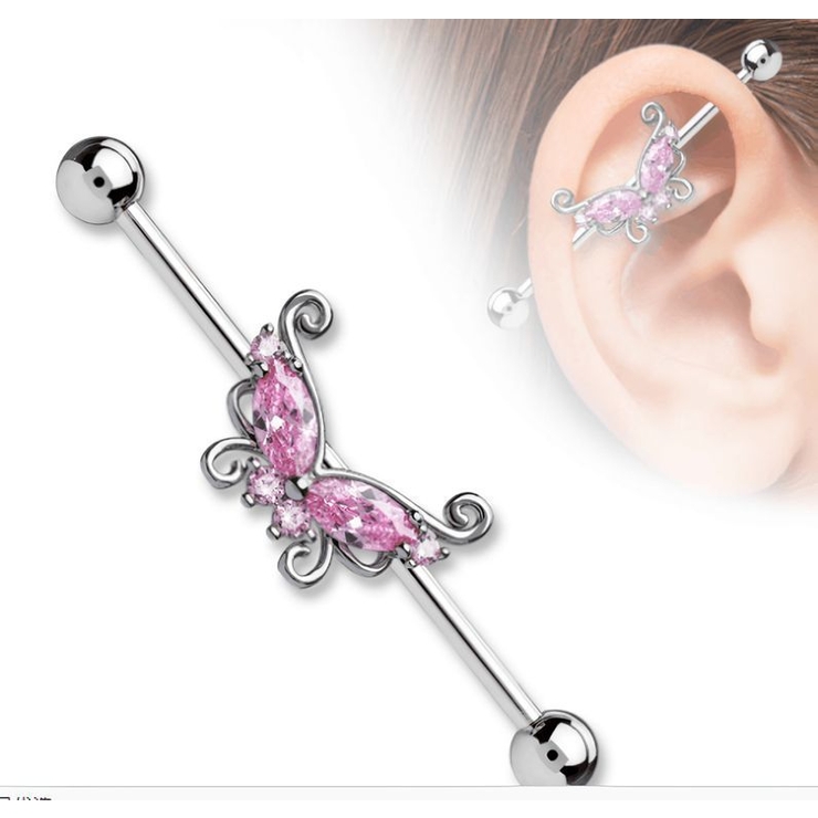 ボディピアス 軟骨ピアス インダストリアル | PlusNao | 詳細画像3 