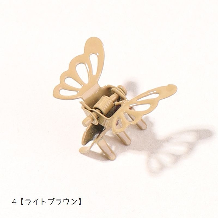 ミニバンスクリップ 蝶モチーフ ヘアクリップ | PlusNao | 詳細画像12 