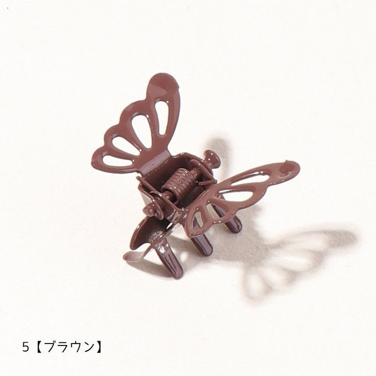 ミニバンスクリップ 蝶モチーフ ヘアクリップ | PlusNao | 詳細画像13 