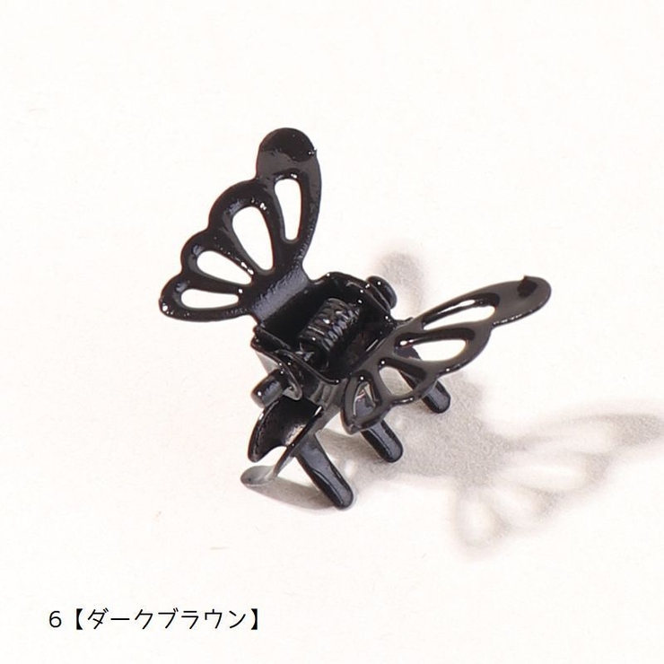 ミニバンスクリップ 蝶モチーフ ヘアクリップ | PlusNao | 詳細画像14 
