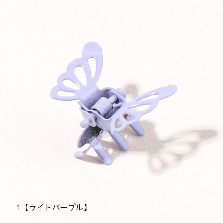 ミニバンスクリップ 蝶モチーフ ヘアクリップ | PlusNao | 詳細画像9 