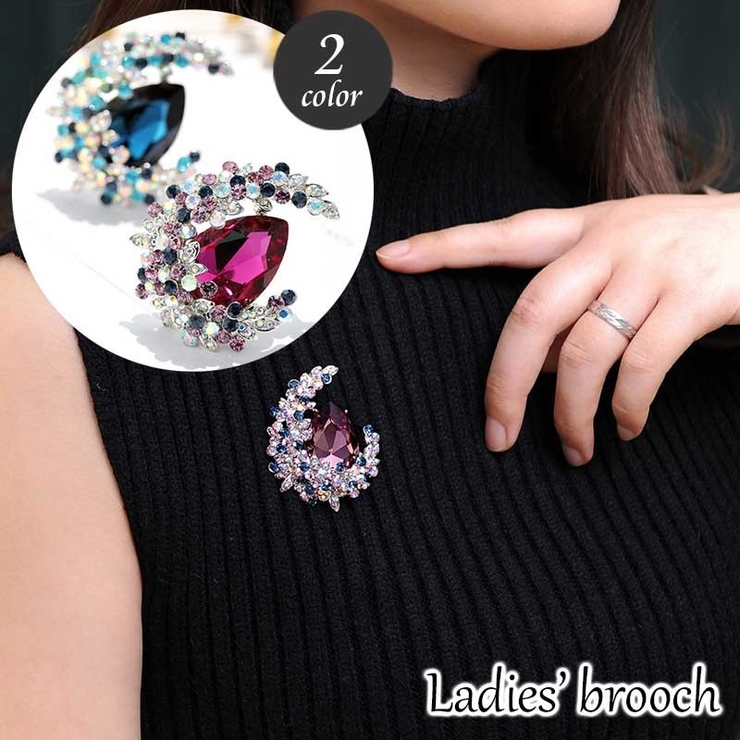 ブローチ アクセサリー レディース | PlusNao | 詳細画像1 