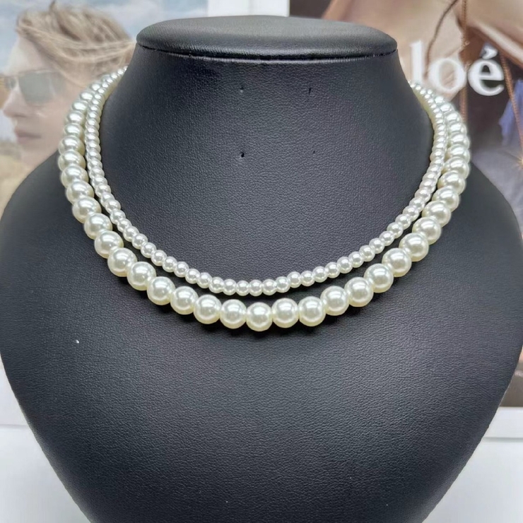 ネックレス フェイクパール 2連 | PlusNao | 詳細画像4 